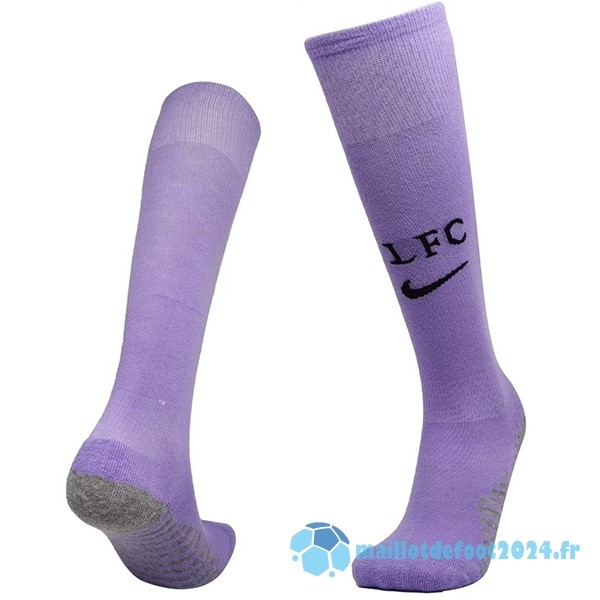 Nouveau Chaussette Gardien Liverpool 2022 2023 Purpura