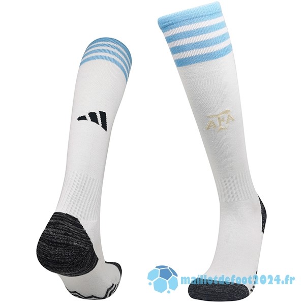 Nouveau Domicile Chaussette Argentine 2022 Blanc