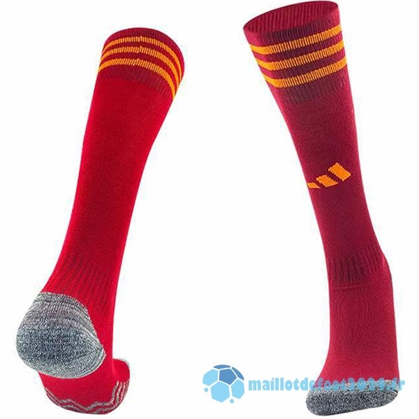 Nouveau Domicile Chaussette As Roma 2023 2024 Rouge