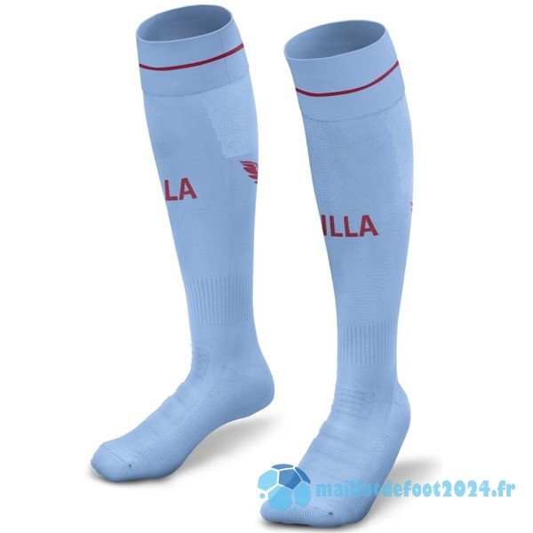 Nouveau Domicile Chaussette Aston Villa 2023 2024 Bleu