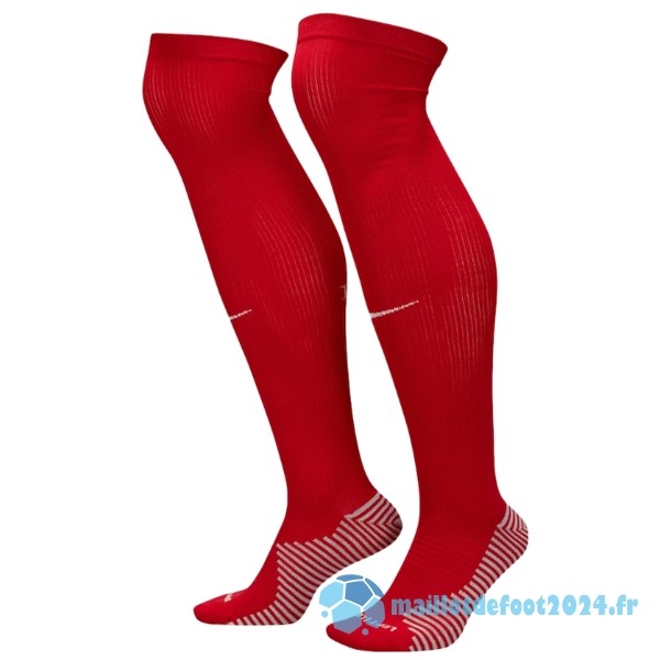 Nouveau Domicile Chaussette Liverpool 2023 2024 Rouge