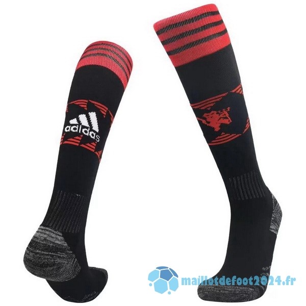 Nouveau Domicile Chaussette Manchester United 2022 2023 Noir