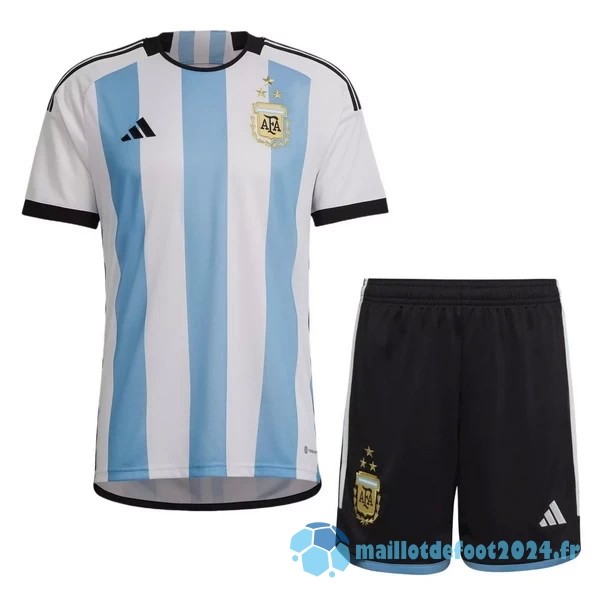 Nouveau Domicile Conjunto De Homme Argentine 3 Stars 2022 2023 Bleu Blanc