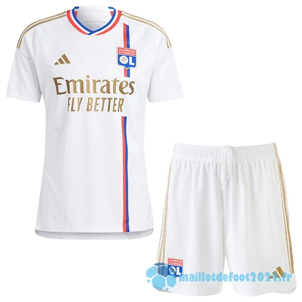 Nouveau Domicile Conjunto De Homme Lyon 2023 2024 Blanc