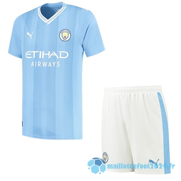 Nouveau Domicile Conjunto De Homme Manchester City 2023 2024 Bleu