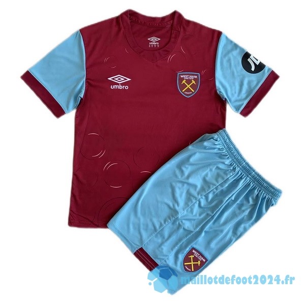 Nouveau Domicile Conjunto De Homme West Ham United 2023 2024 Rouge