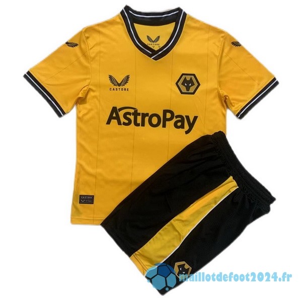 Nouveau Domicile Conjunto De Homme Wolves 2023 2024 Jaune