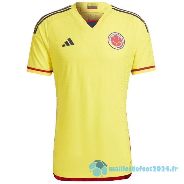 Nouveau Domicile Joueurs Maillot Columbia 2022 Jaune