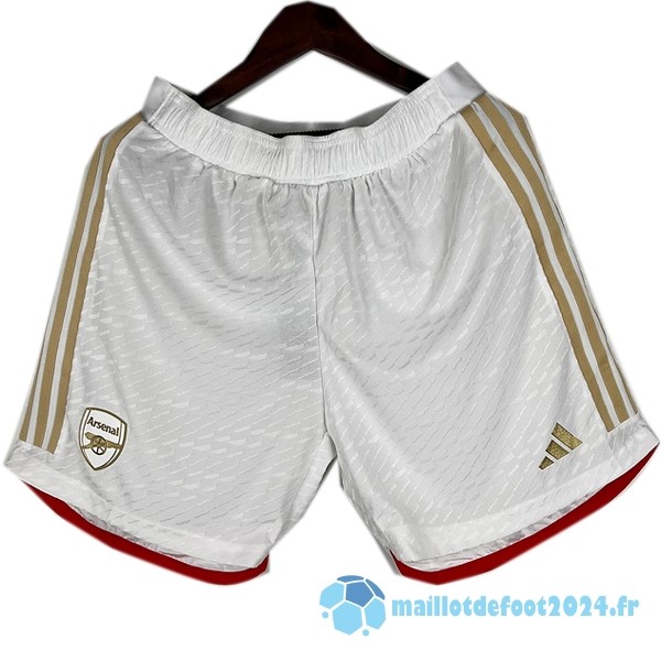 Nouveau Domicile Joueurs Pantalon Arsenal 2023 2024 Blanc