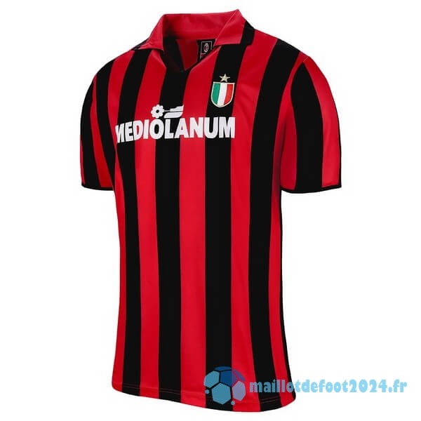 Nouveau Domicile Maillot AC Milan Retro 1988 1989 Rouge