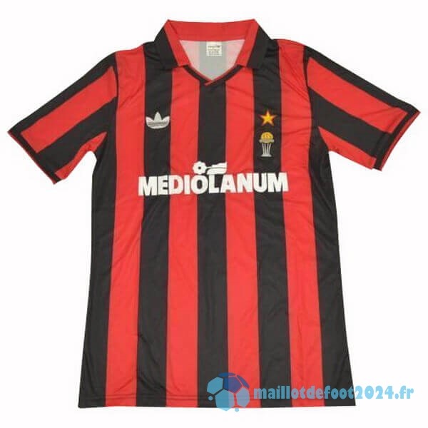 Nouveau Domicile Maillot AC Milan Retro 1990 1991 Rouge