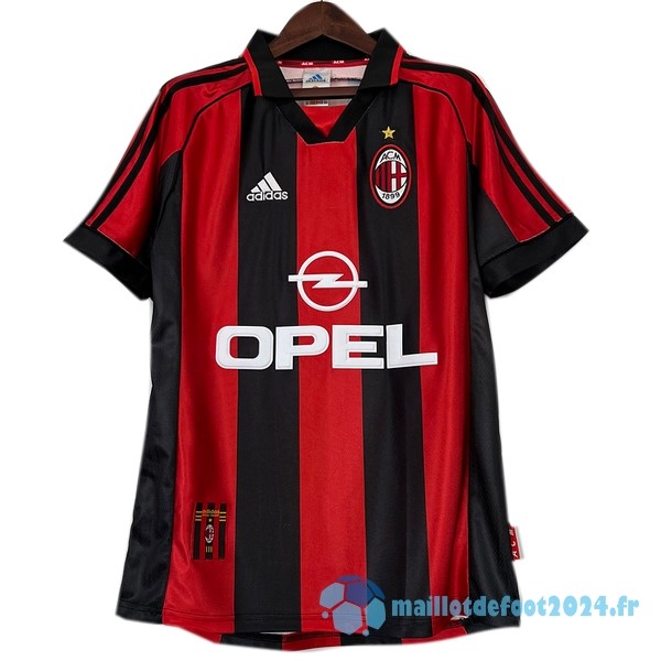 Nouveau Domicile Maillot AC Milan Retro 1998 2000 Rouge