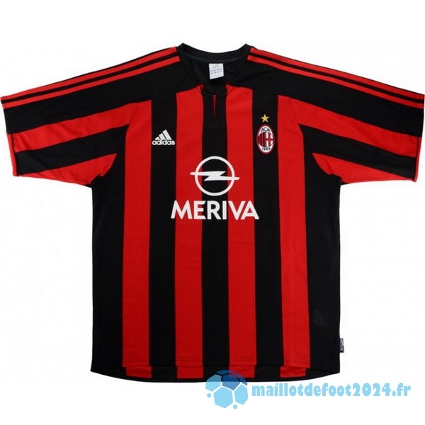 Nouveau Domicile Maillot AC Milan Retro 2003 2004 Rouge