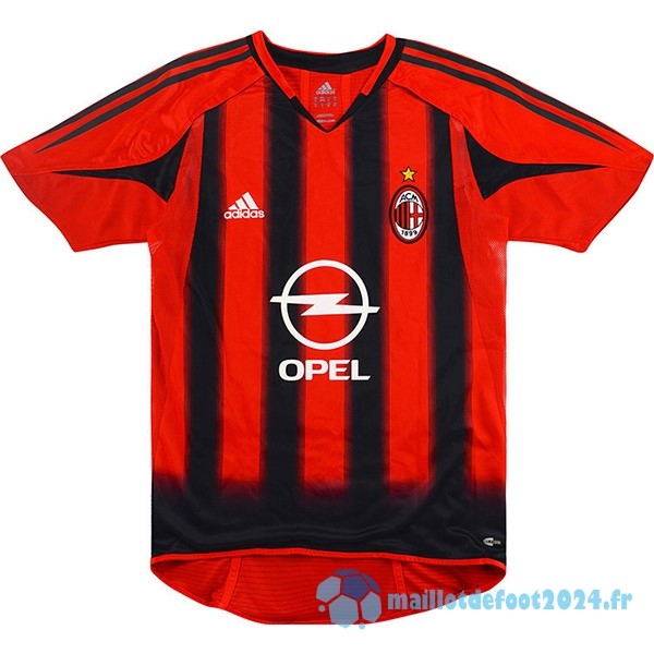 Nouveau Domicile Maillot AC Milan Retro 2004 2005 Rouge