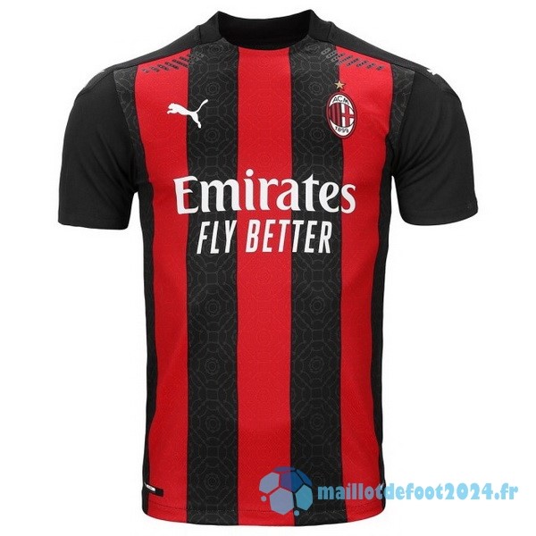 Nouveau Domicile Maillot AC Milan Retro 2020 2021 Rouge Noir