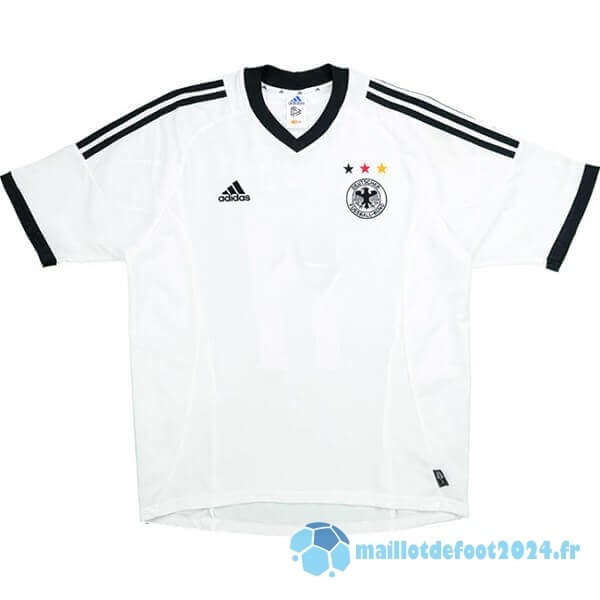 Nouveau Domicile Maillot Allemagne Retro 2002 Blanc