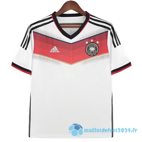 Nouveau Domicile Maillot Allemagne Retro 2014 Blanc