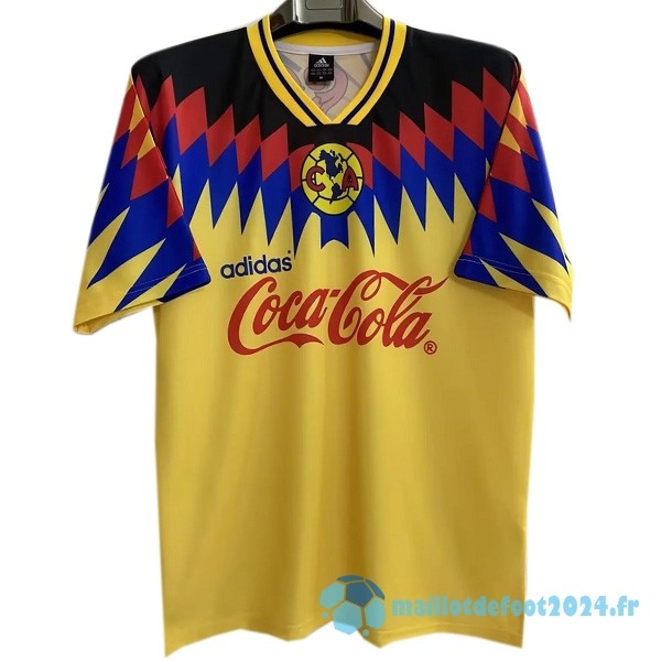 Nouveau Domicile Maillot América Retro 1995 Jaune