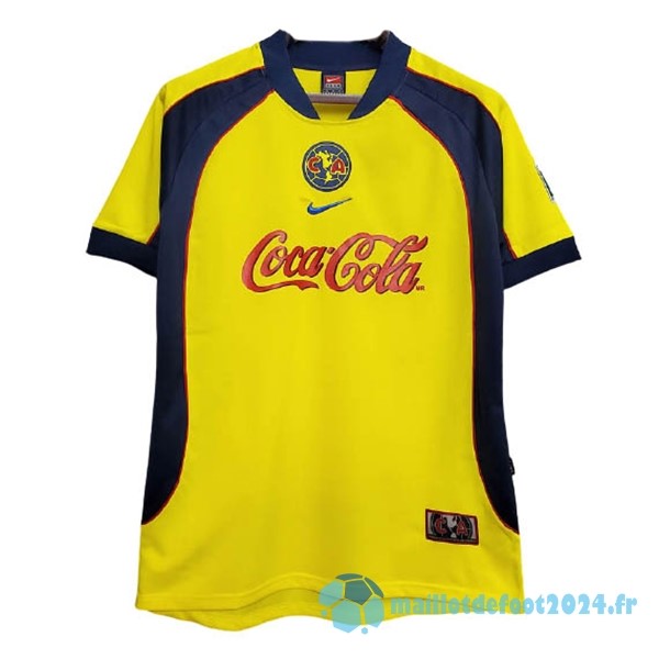 Nouveau Domicile Maillot América Retro 2001 2002 Jaune