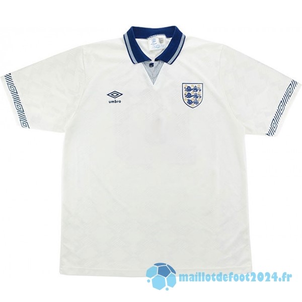 Nouveau Domicile Maillot Angleterre Retro 1990 Blanc