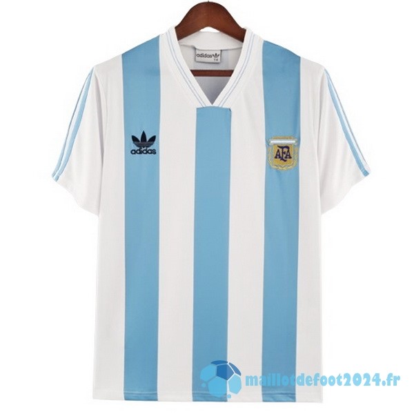 Nouveau Domicile Maillot Argentine Retro 1993 1994 Bleu