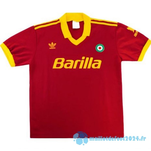 Nouveau Domicile Maillot As Roma Retro 1991 1992 Rouge