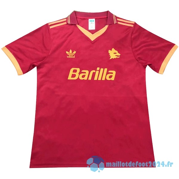 Nouveau Domicile Maillot As Roma Retro 1992 1994 Rouge