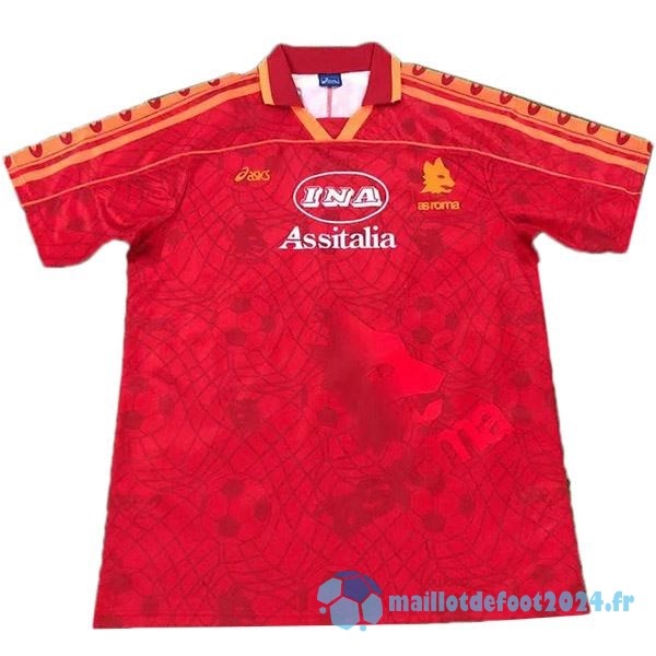 Nouveau Domicile Maillot As Roma Retro 1995 1996 Rouge