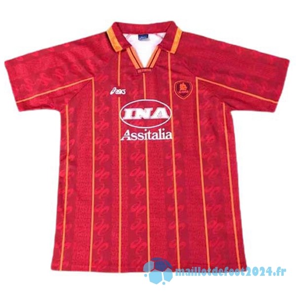 Nouveau Domicile Maillot As Roma Retro 1996 1997 Rouge