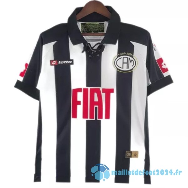 Nouveau Domicile Maillot Atlético Mineiro Retro 2008 Blanc Noir