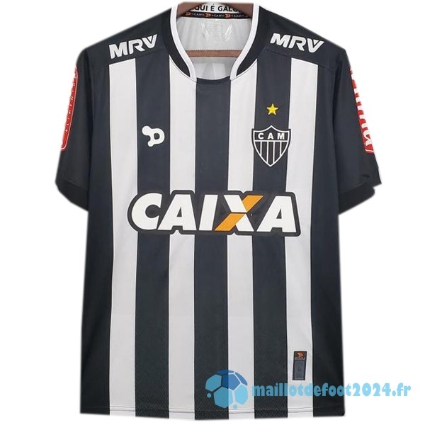 Nouveau Domicile Maillot Atlético Mineiro Retro 2016 2017 Noir Blanc