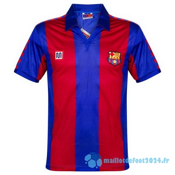 Nouveau Domicile Maillot Barcelona Retro 1982 1984 Bleu Rouge