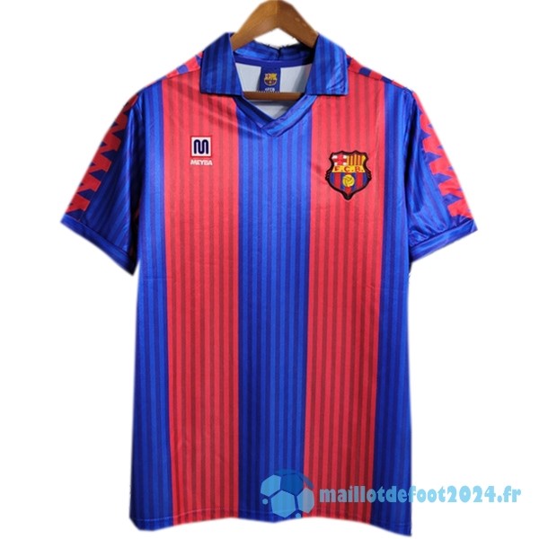 Nouveau Domicile Maillot Barcelona Retro 1991 1992 Bleu Rouge