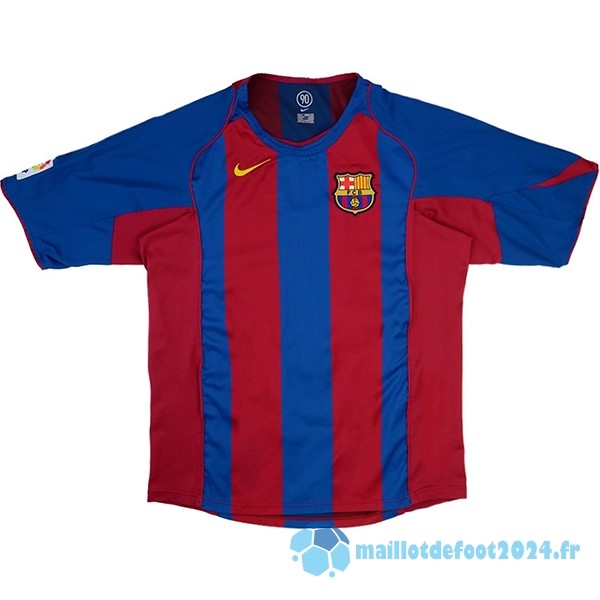 Nouveau Domicile Maillot Barcelona Retro 2004 2005 Bleu Rouge