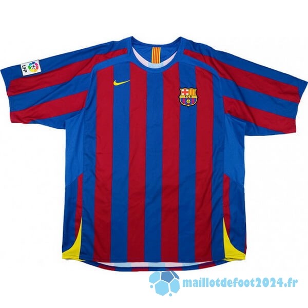 Nouveau Domicile Maillot Barcelona Retro 2005 2006 Bleu Rouge