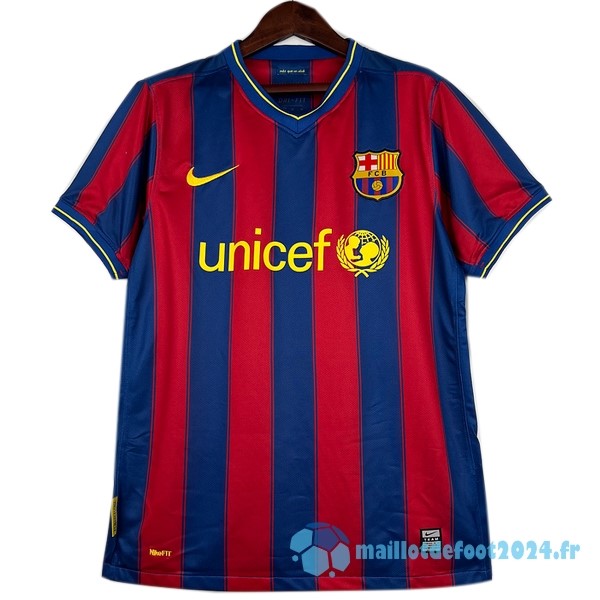 Nouveau Domicile Maillot Barcelona Retro 2009 2010 Bleu Rouge