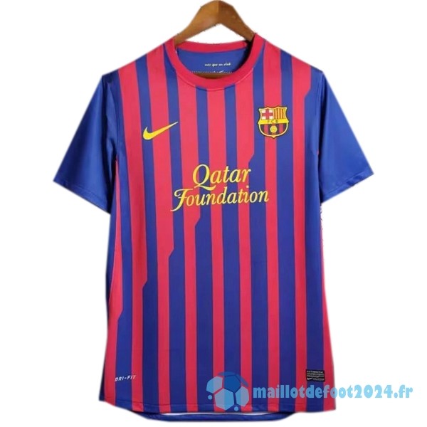 Nouveau Domicile Maillot Barcelona Retro 2011 2012 Bleu Rouge