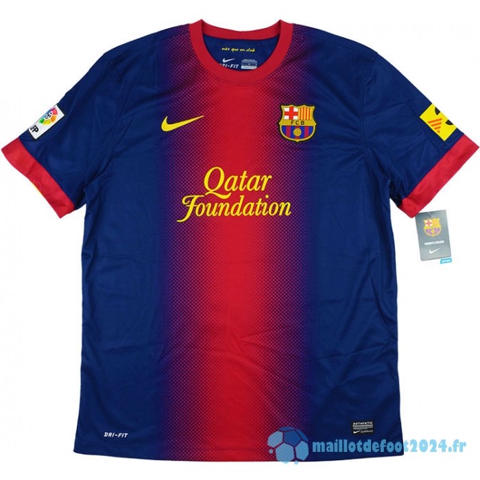 Nouveau Domicile Maillot Barcelona Retro 2012 2013 Bleu Rouge