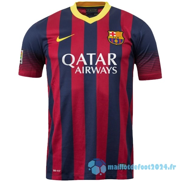 Nouveau Domicile Maillot Barcelona Retro 2013 2014 Bleu Rouge