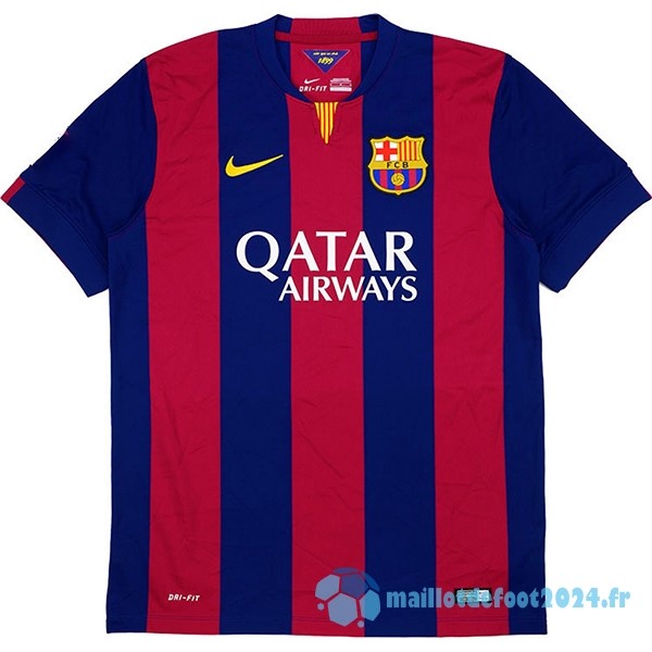 Nouveau Domicile Maillot Barcelona Retro 2014 2015 Bleu Rouge