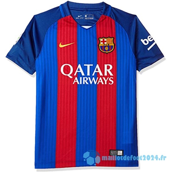 Nouveau Domicile Maillot Barcelona Retro 2016 2017 Bleu Rouge