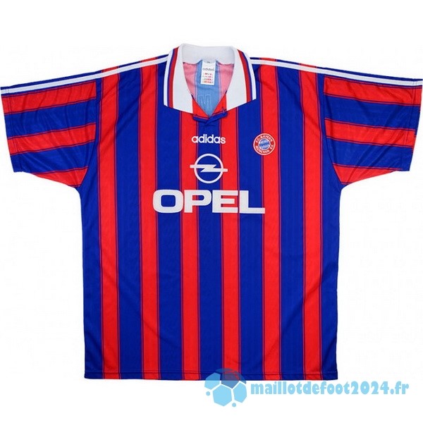 Nouveau Domicile Maillot Bayern Múnich Retro 1995 1997 Bleu Rouge