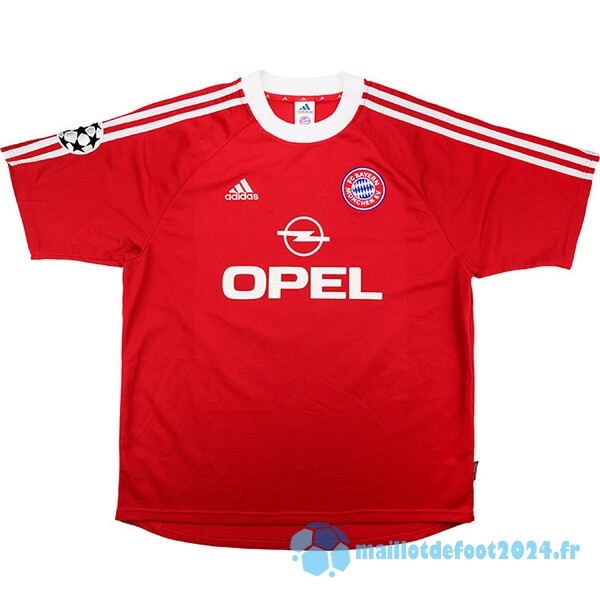 Nouveau Domicile Maillot Bayern Múnich Retro 2001 2002 Rouge