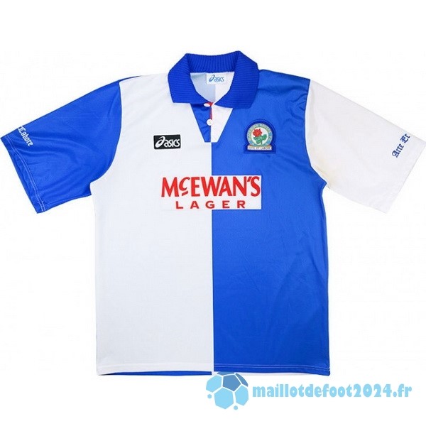 Nouveau Domicile Maillot Blackburn Rovers Retro 1994 1995 Blanc Bleu