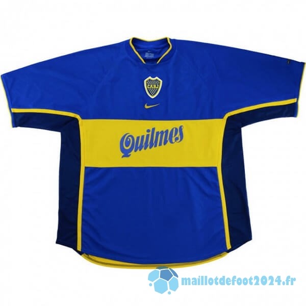 Nouveau Domicile Maillot Boca Juniors Retro 2001 Bleu