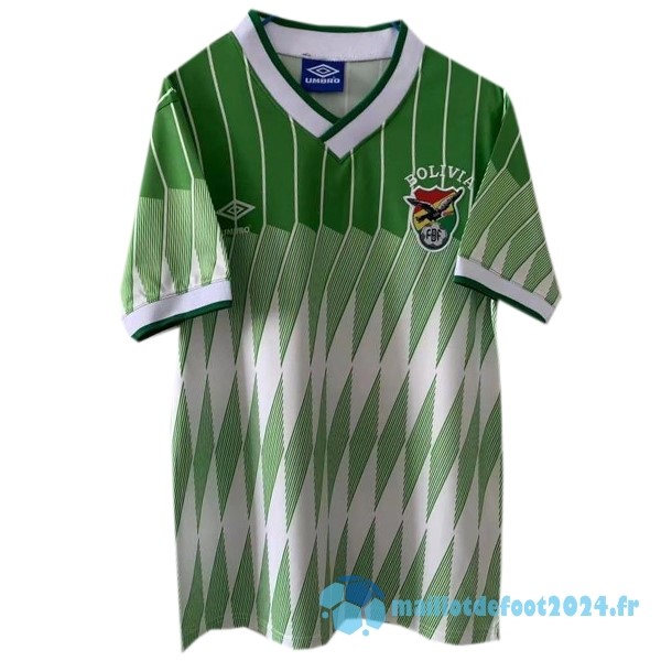 Nouveau Domicile Maillot Bolivie Retro 1995 Vert