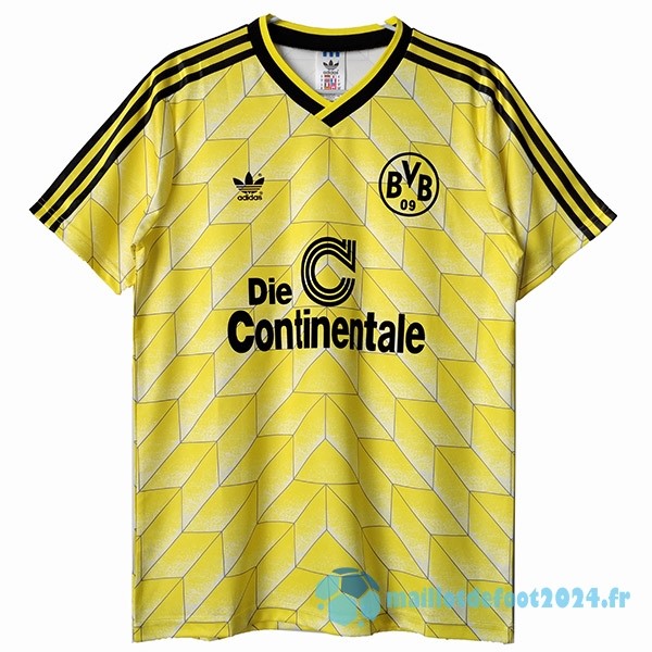 Nouveau Domicile Maillot Borussia Dortmund Retro 1988 Jaune