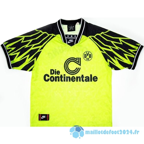 Nouveau Domicile Maillot Borussia Dortmund Retro 1994 1995 Jaune