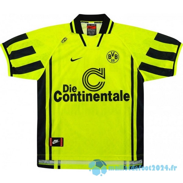 Nouveau Domicile Maillot Borussia Dortmund Retro 1996 1997 Jaune