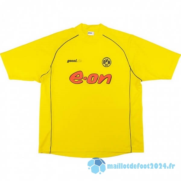 Nouveau Domicile Maillot Borussia Dortmund Retro 2002 Jaune